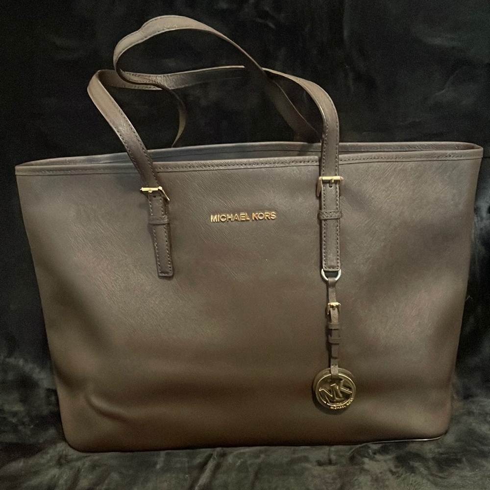 Michael Kors Brown laptop tote bag